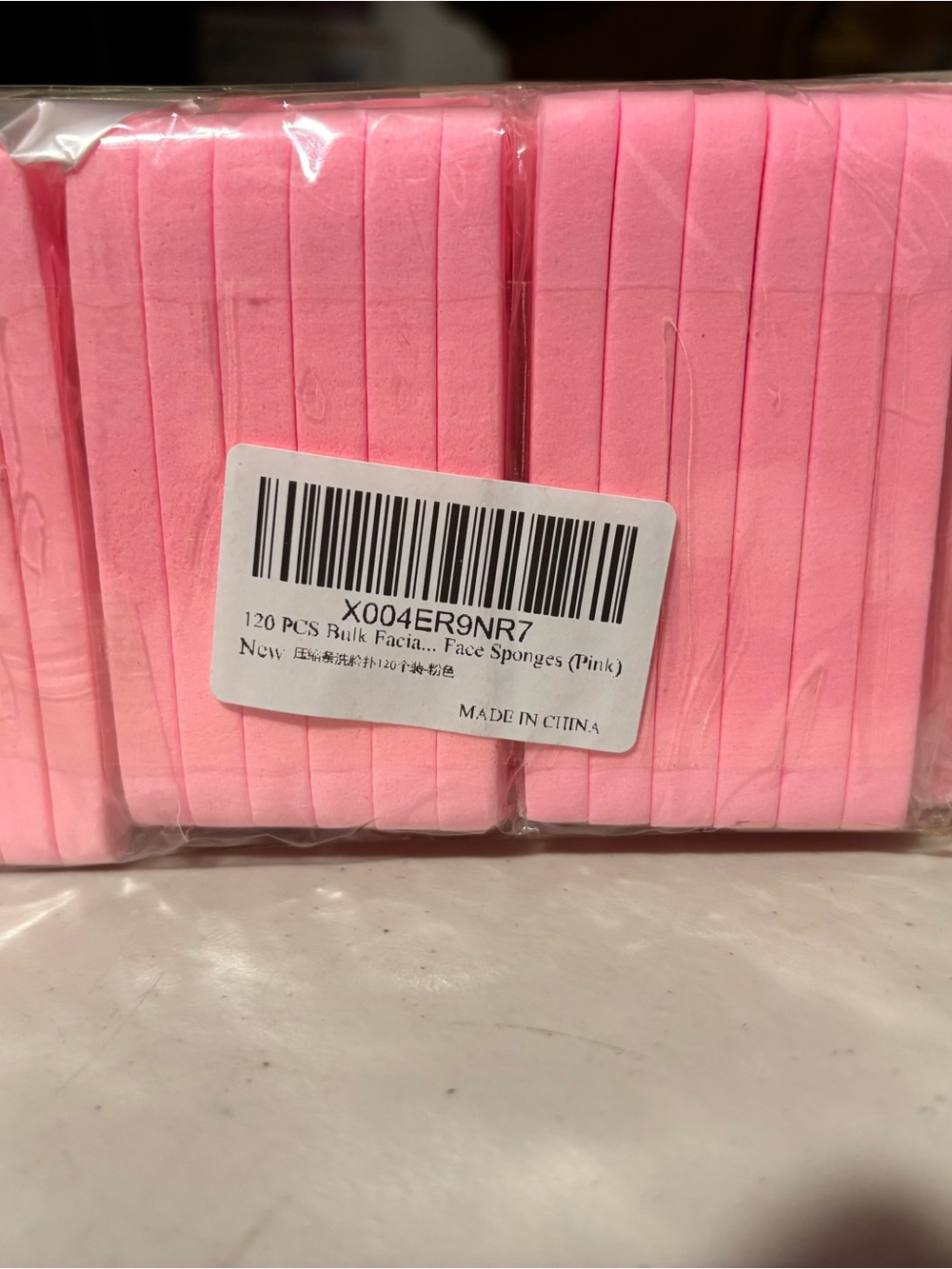 Bulk Pink Facial Makeup Sponges - 120 Pack new